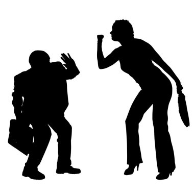 İş Adamlarının Silüetleri.