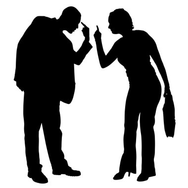 İş Adamlarının Silüetleri.