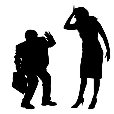 İş Adamlarının Silüetleri.