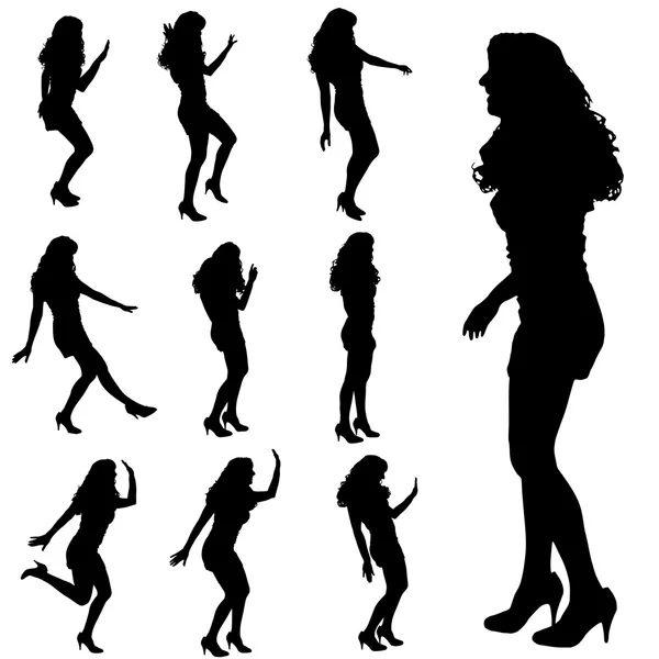 Danse des femmes — Image vectorielle