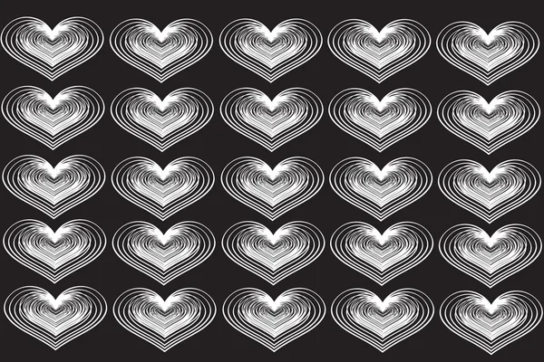 Background with hearts. — Stock Vector