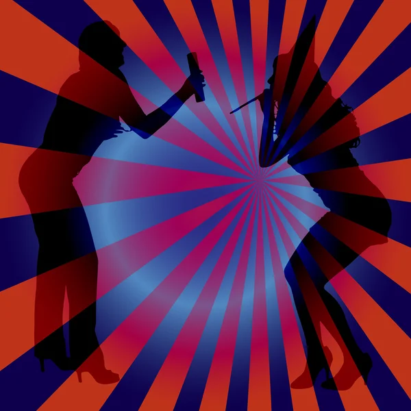 Siluet Kadınlar dans