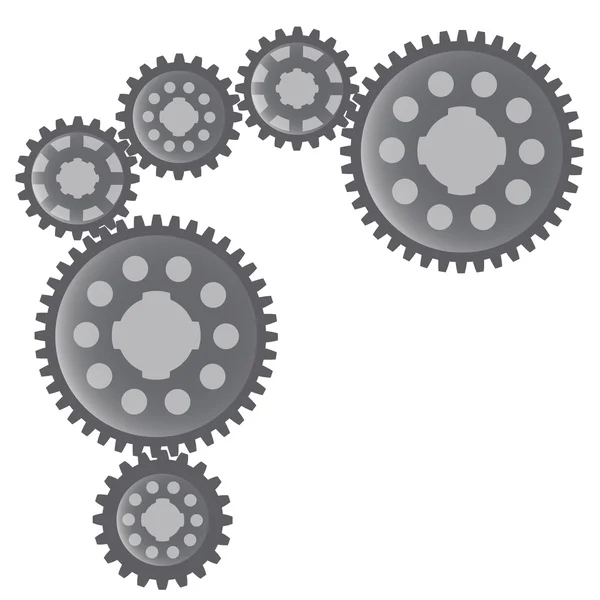 Image of gears. — Stock Vector