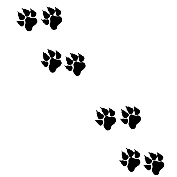 Image of paws. — Stock Vector