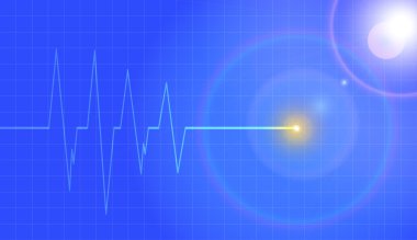 Hayat çizgi ile arka plan.