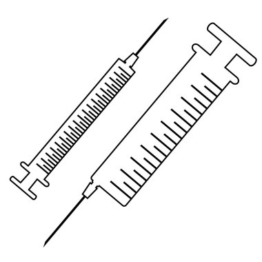 Hipodermik şırınga.