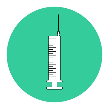 Şırınga şırınga simgesi