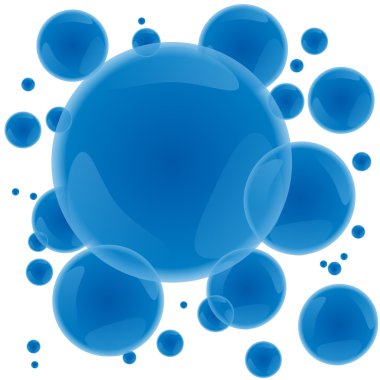 arka plan ile baloncuklar.