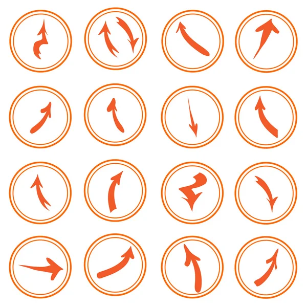 Symbole für Pfeile — Stockvektor