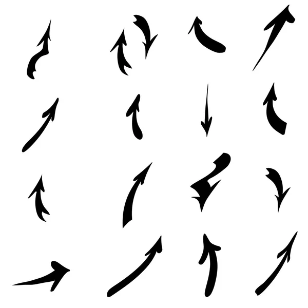 Pijlen pictogrammen — Stockvector