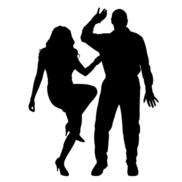 Пара танці — стоковий вектор