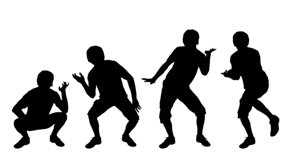 Des hommes qui dansent — Image vectorielle