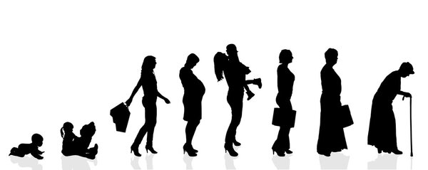 Silhouette generation women.