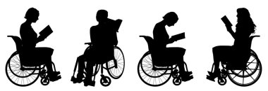 Kadın kim tekerlekli sandalyeye mahkum.
