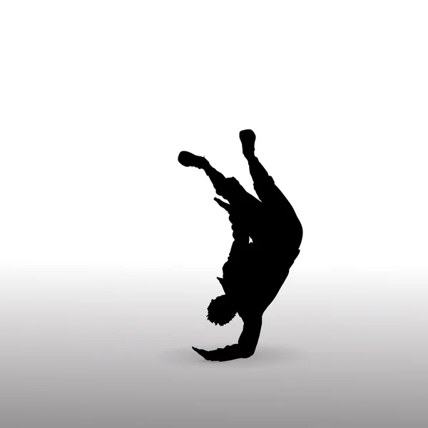 Homme qui danse . — Image vectorielle