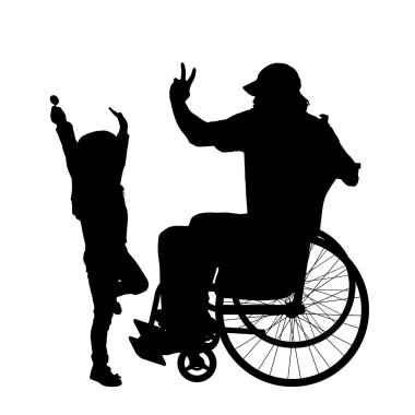 Tekerlekli sandalyede olan adam