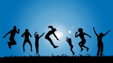 Kırsal kesimde insanlar.