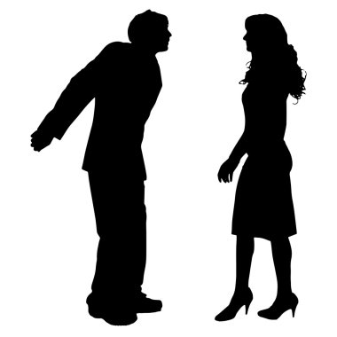 siluet Çift