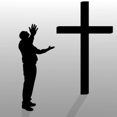 Yanında diz çöker adam çapraz.