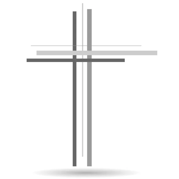 Ilustración de una cruz. — Vector de stock