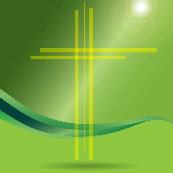 Illustration d'une croix. — Image vectorielle