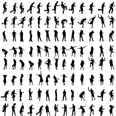 People who dance clipart