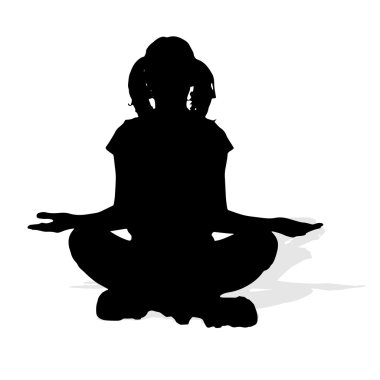 Bir kadının silüeti..