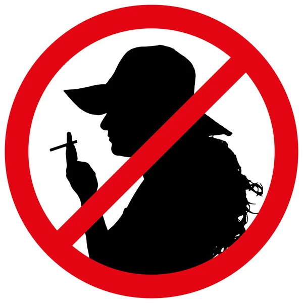 Απαγόρευση του καπνού. — Διανυσματικό Αρχείο