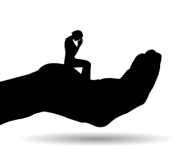 Palm'da kadın silüeti