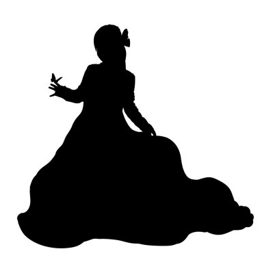 Kelebekler ile güzel prenses