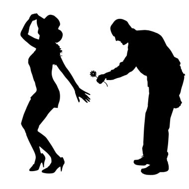 İnsan siyah siluetleri