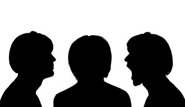 siluet profil yüz cerrahı