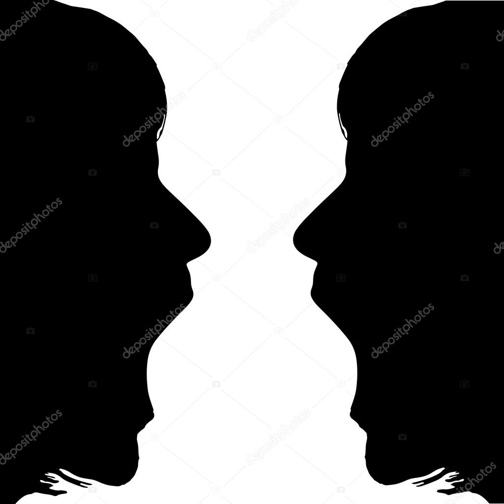 silhouette profile face men stock vector c majivecka 75212559 https depositphotos com 75212559 stock illustration silhouette profile face men html