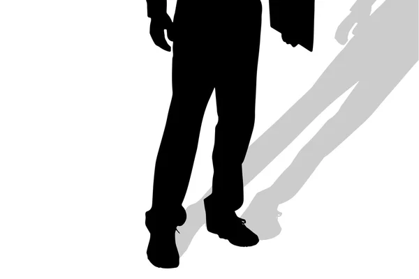 Motionless silhouette imágenes de stock de arte vectorial | Depositphotos