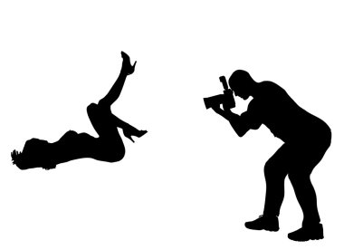 photographer at work with sexy model.