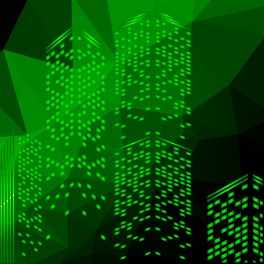 Gökdelenler - düşük Poli