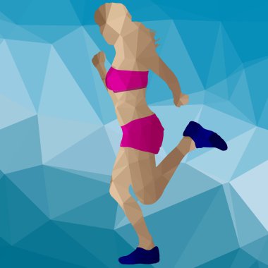 Düşük Poli spor kadın