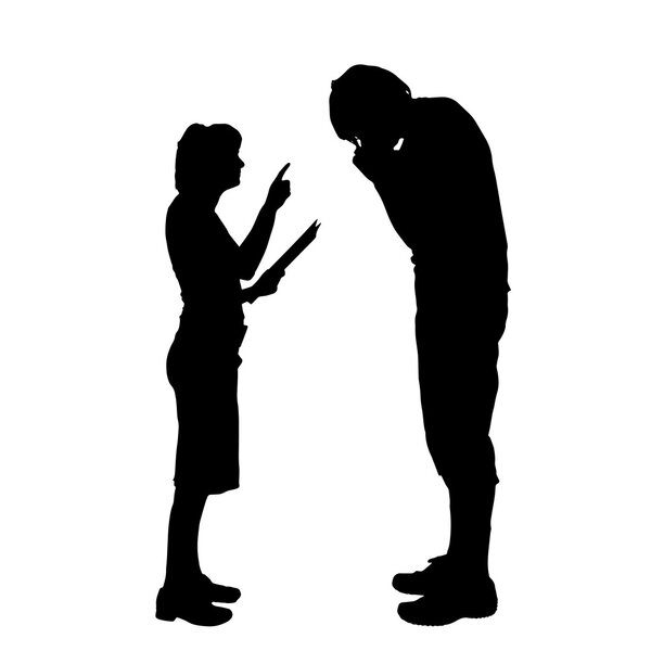 Чёрный силуэт пары
.