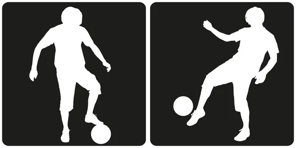 Footballeur si — Image vectorielle