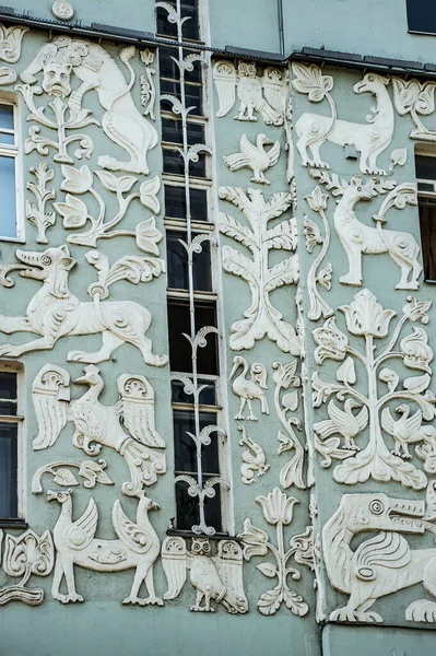 Een Beroemd Moskou Monument Het Huis Met Beesten Werd 1908 — Stockfoto