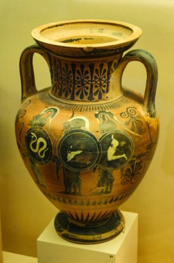 Yunanistan / Rodos 06 / 22 / 2014 Arkeoloji müzesinin tüm sergileri Rodos adasındaki bilim insanları tarafından keşfedildi    