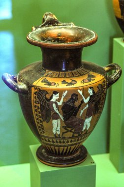 Yunanistan / Rodos 06 / 22 / 2014 Arkeoloji müzesinin tüm sergileri Rodos adasındaki bilim insanları tarafından keşfedildi    