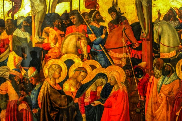 Itálie Castiglione 2014 Středověká Umělecká Sekce Církevního Muzea Představuje Několik — Stock fotografie