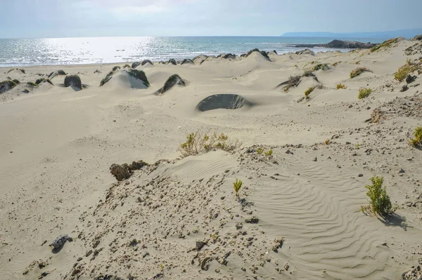 Cabo Akrotiri Costa Sur Chipre Famoso Por Sus Dunas Arena — Foto de Stock