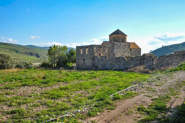 Údolí Řeky Xeros Potamos Jižní Části Pohoří Troodos Odhaluje Cestovatelům — Stock fotografie