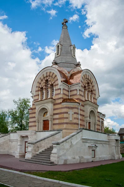 Vysotsky Construido Una Colina Alta Monasterio Serpujov Era Centro Educativo — Foto de Stock