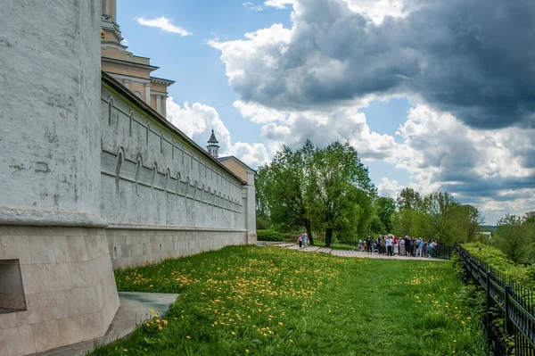 Vysotsky Construit Sur Une Haute Colline Monastère Serpukhov Était Centre — Photo