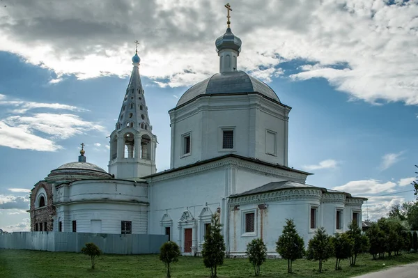 Fortaleza Principesca Kremlin Serpujov Sirvió Como Una Poderosa Ciudadela Piedra — Foto de Stock