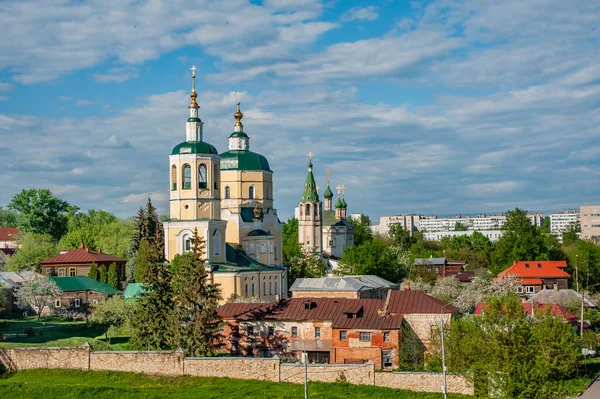 Fortaleza Principesca Kremlin Serpujov Sirvió Como Una Poderosa Ciudadela Piedra Imágenes De Stock Sin Royalties Gratis