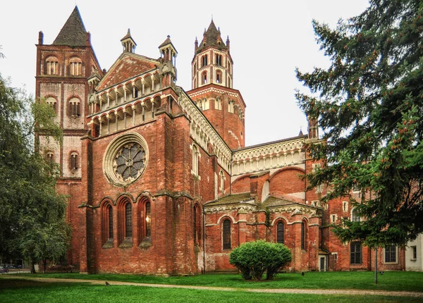 Basilica Andrew Beautiful Monument Early Italian Gothic Retaining Features Romanesque — Stockfoto